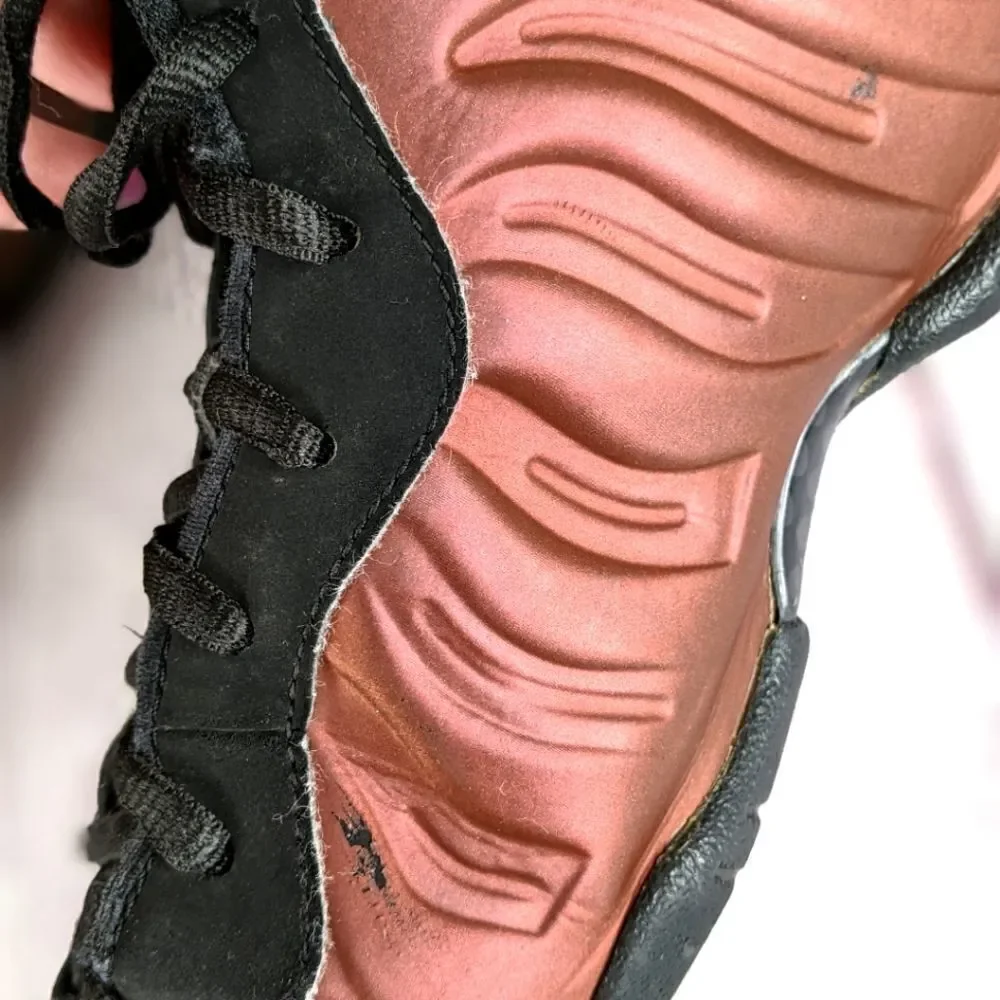 Nike Air Foamposite Pro Hyper Crimson Sneakers - Size 3Y